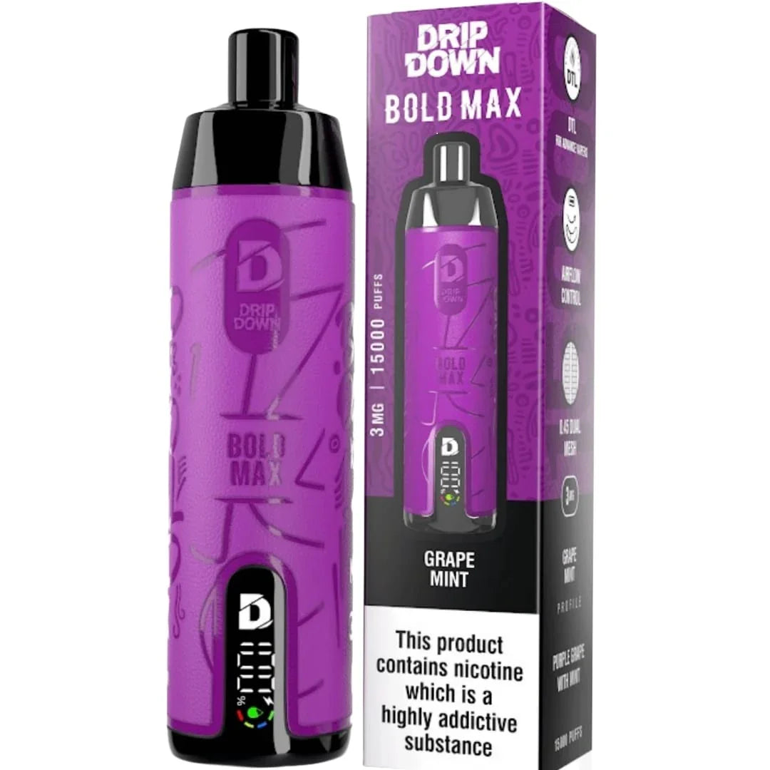 DRIP DOWN BOLD MAX 15K PUFFS DISPOSABLE