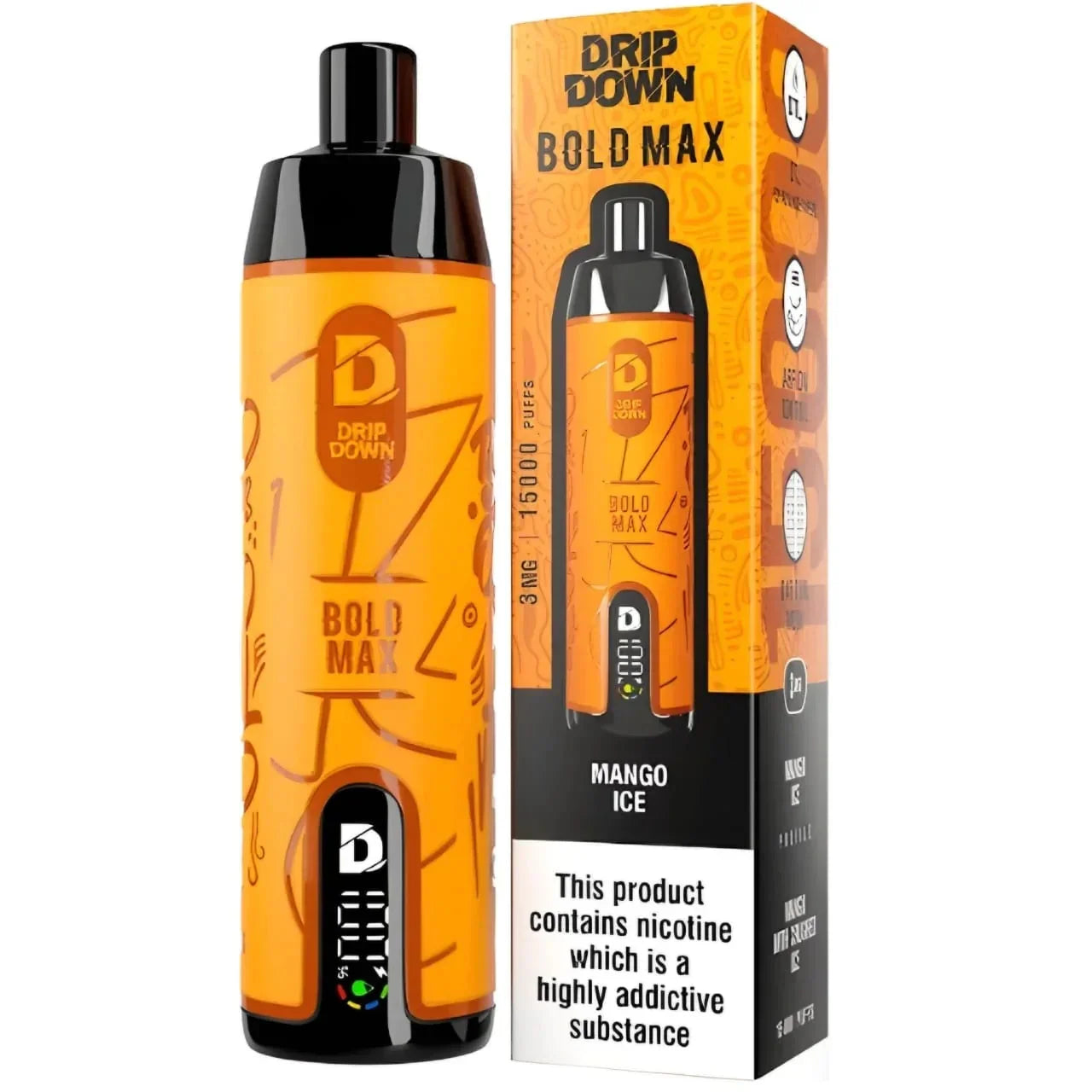 DRIP DOWN BOLD MAX 15K PUFFS DISPOSABLE