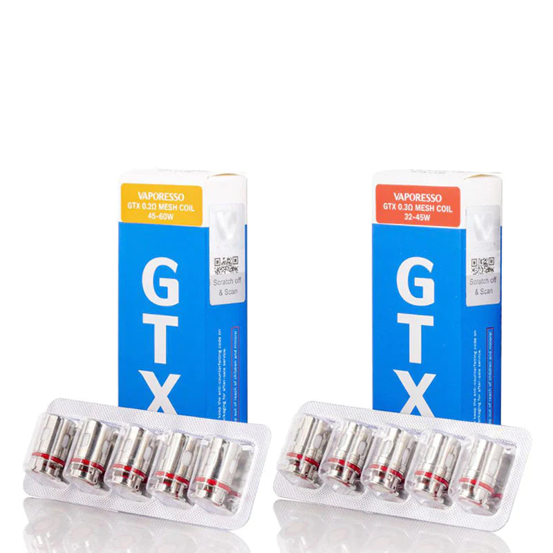 Vaporesso GTX / GTX-2 / LUXE X / LUXE X PRO / LUXE XR MAX Replacement Coils