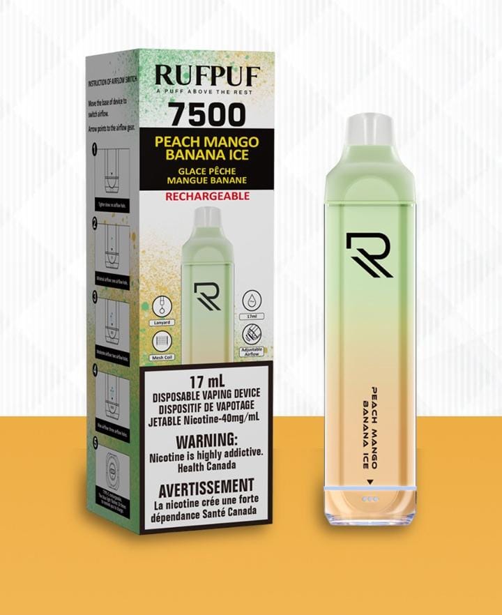 RUFPUF DISPOSABLE 7500 PUFF (40mg)