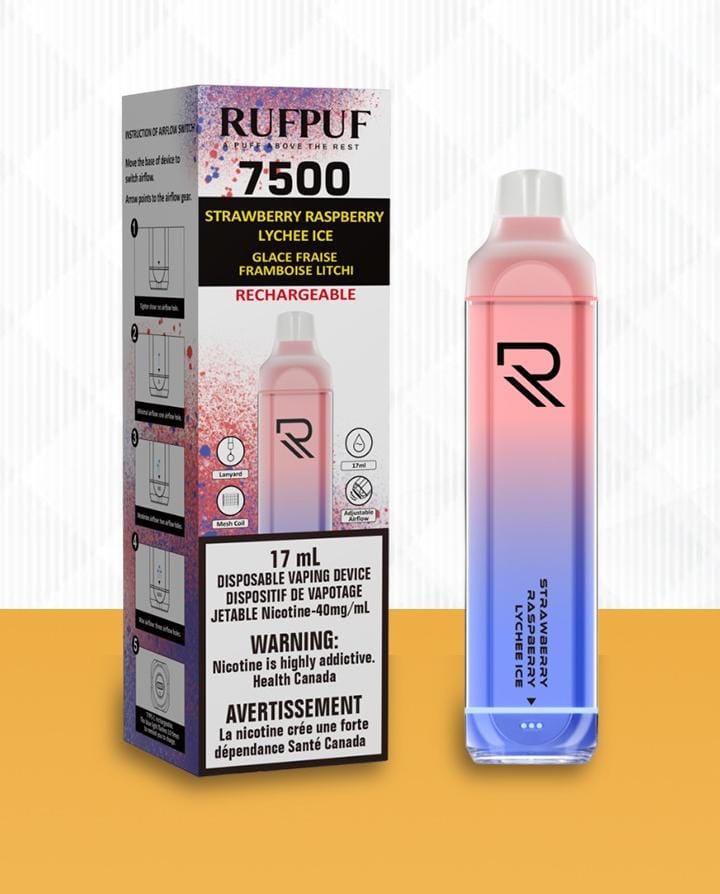 RUFPUF DISPOSABLE 7500 PUFF (40mg)
