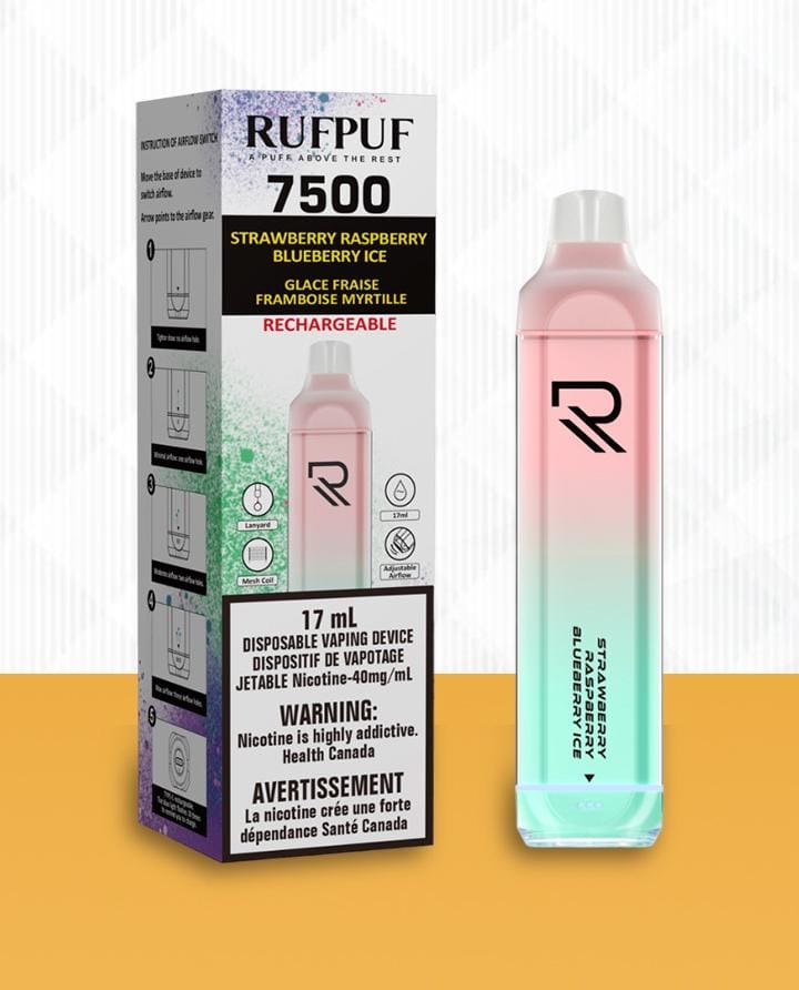 RUFPUF DISPOSABLE 7500 PUFF (40mg)