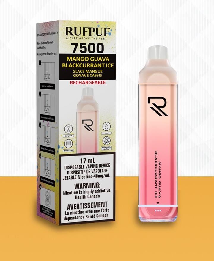 RUFPUF DISPOSABLE 7500 PUFF (40mg)