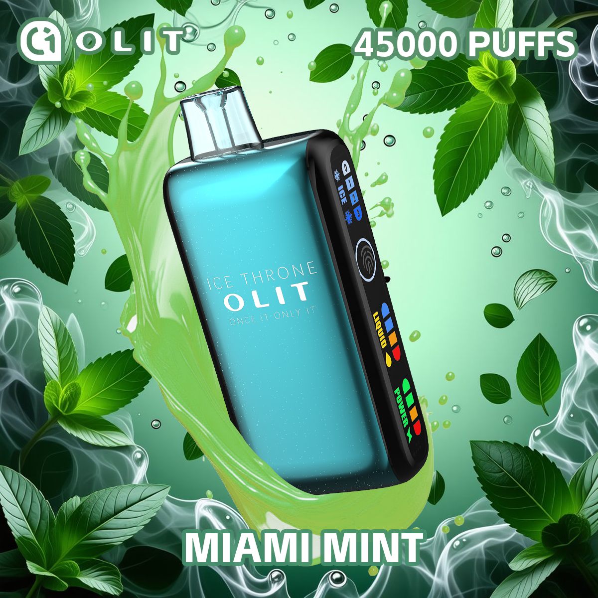 OLIT Ice Throne 5% 45k Puffs Disposable With Ice Adjustment